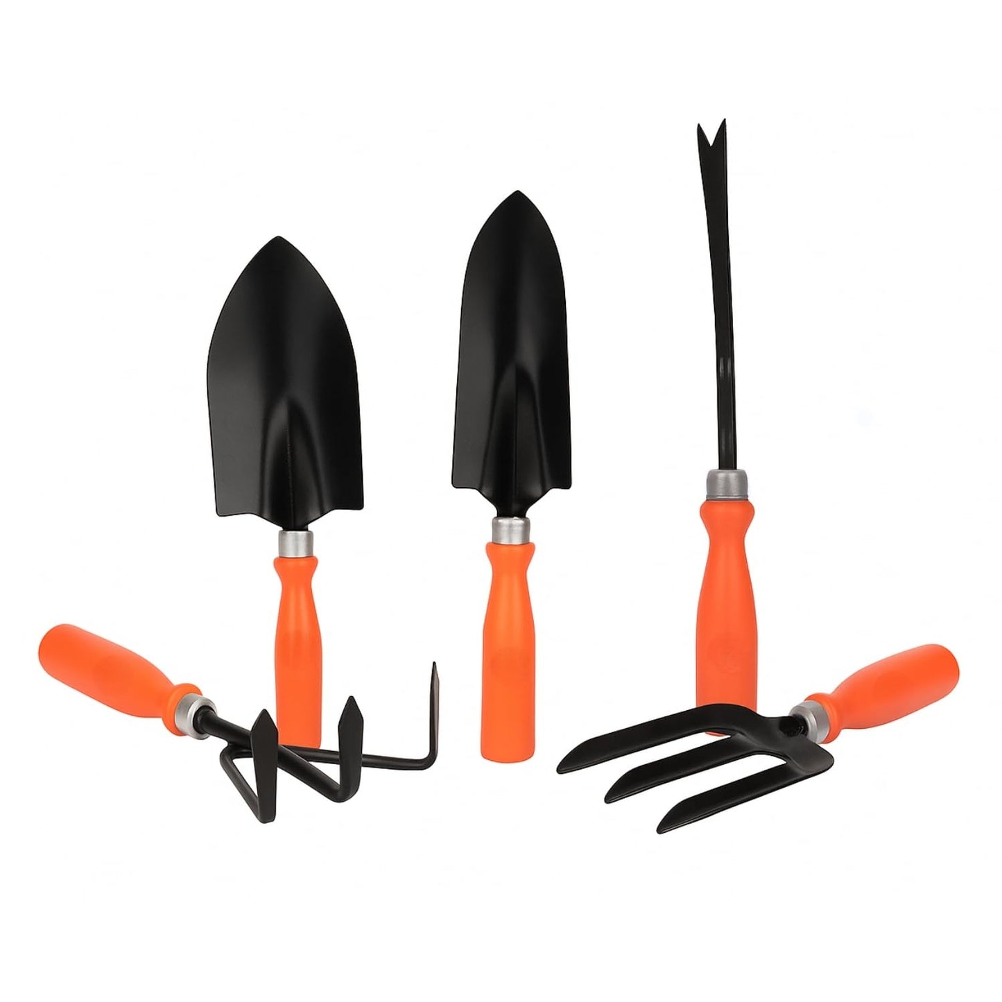 Kraft Seeds Home Tools: 7Pcs Gardening Tools Kit for Home Garden - Cultivator, Fork, Trowels, Weeder, Gloves, Pruner Cutter - Durable Stainless Steel Gardening Items for Indoor and Outdoor Use