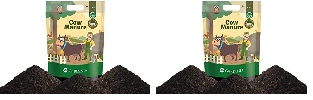 Ugaoo Cow Dung Manure Fertilizers for Plants & Home Gardening - 5 kg